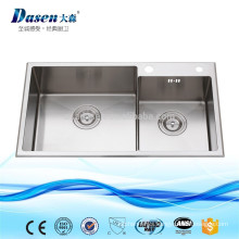 Submount installation granite topmount k sink with faucet hole